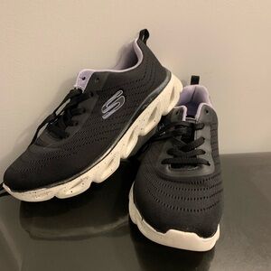 Skechers Women’s Black Sneakers. Good Condition. Size 8 $15